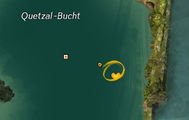 Standort in der Quetzal-Bucht