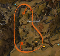 Greift Faulbär-Kral an, indem ihr den Anführer tötet, bevor die Oger sich versammeln können Karte 2.jpg