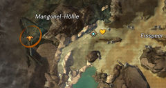 Tötet den Eis-Kobold, der sich in der Mangonel-Höhle herumtreibt Karte.jpg