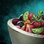 Datei:Schüssel mit Fruchtsalat mit Koriander-Beilage Icon.png