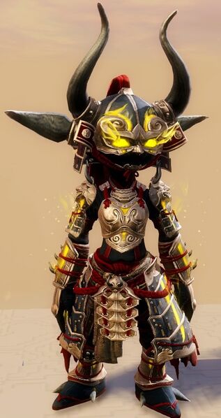 Datei:"Infundierter Samurai"-Kleidungsset Asura Weiblich Vorne.jpg