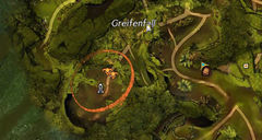 Begleitet und verteidigt den Weisen Gorra, während er den Greifenfall-Pylon aktiviert Karte 2.jpg